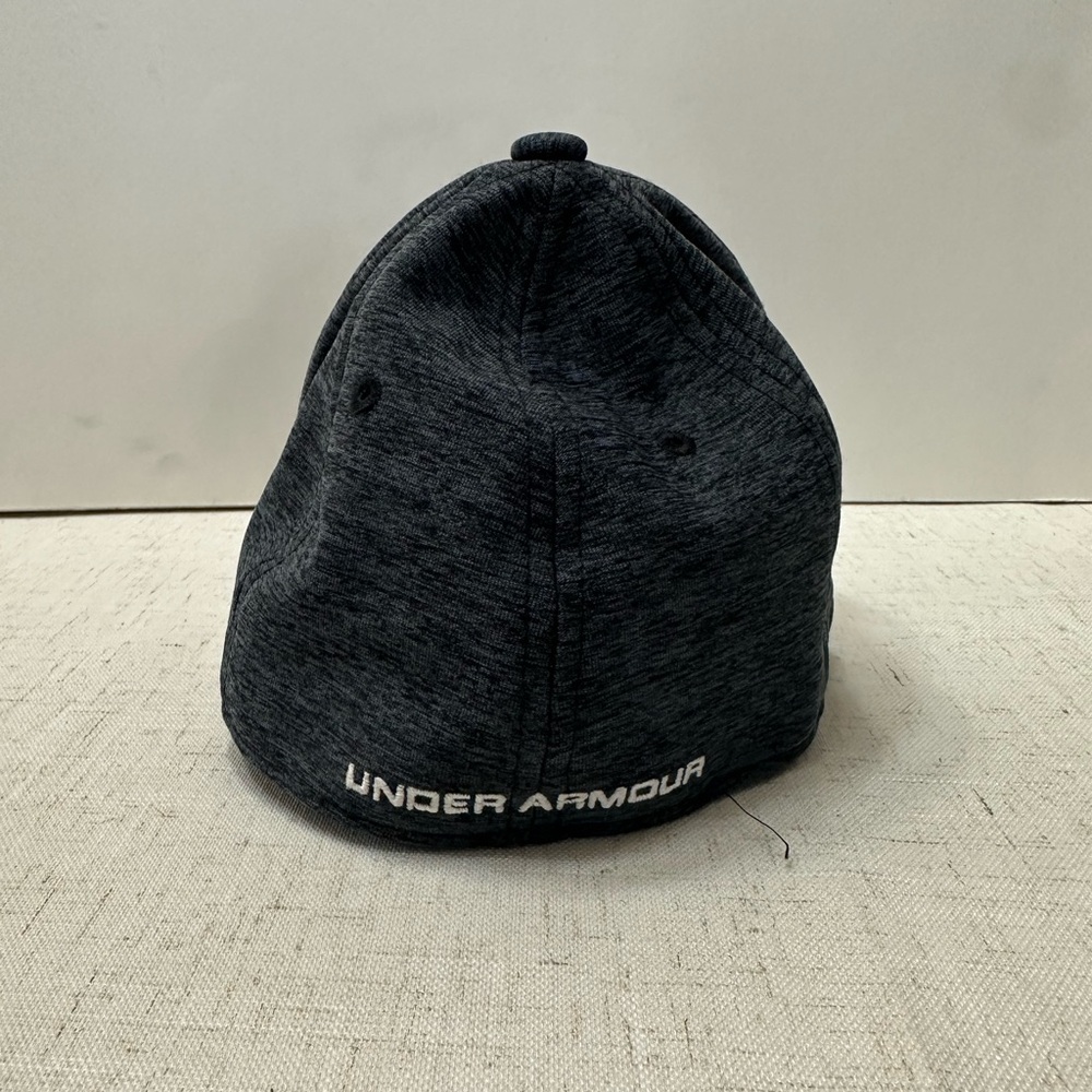 💜Under Armour Kids Dark Heather Gray Cap with White Logo - Picture 4 of 8